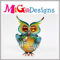 Cheap Spring Colored Owl Metal Wall Decor